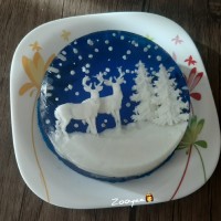 ژله سه بعدی زمستونی