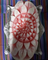 حکاکی هندوانه شب یلدا