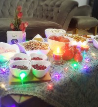 چالش سفره ساده یلدا قرار_پاپیونی_مصی جون