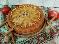 کیک سیب و دارچین برگردان