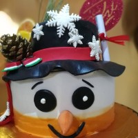 کیک آدم برفی