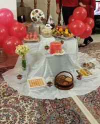 اینم ازسفره یلدای من