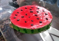 چیز کیک هندوانه ای