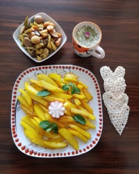 سیب زمینی رستورانی