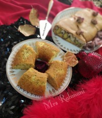 کیک خرفه زعفرانی