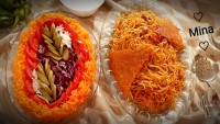 ماکارونی قارچ و گوشت