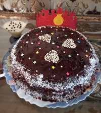 کیک شکلاتی یلدایی ودسر باواریا