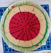 کیک هندونه ای یلدا...