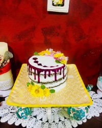 کیک خامه ای عریان