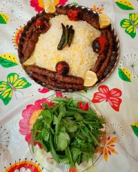 ناهار ظهر جمعه .جاتون سبز.خودم پز