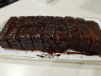 کیک با روکش کاکائو