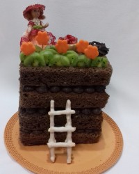 کیک کدو سبز کاکائویی