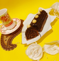 کیک رولی بیسکوییتی