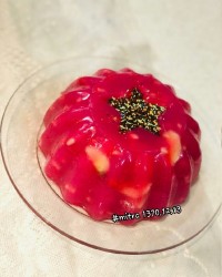 مسقطی میوه با پودر ژله