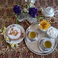 دمنوش بابونه و بهار نارنج