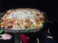 لازانیا با ماکارونی پیچ پیچی