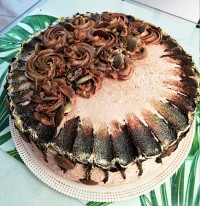 کیک تولد خواهر گلم