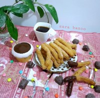 چوروس با سس شکلات (اسپانیایی)