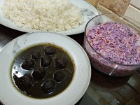 خورش داود پاشا-باقالی پلو با مرغ