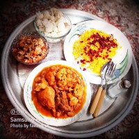 خورش گل کلم با مرغ