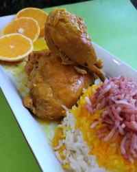 خوراک مرغ پرتقالی