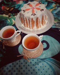 کیک هویج کرمدار