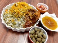 باقالی پلو با گردن