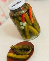 خیار شور خونگی (سه روزه)