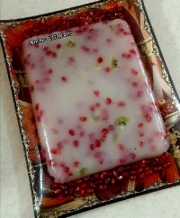 مسقطی میوه با پودر ژله