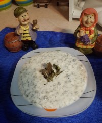 ماست بورانی اسفناج