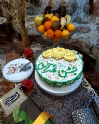 کیک جشن قرآن خواهر زاده