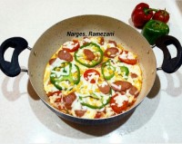 املت پنیری مخلوط