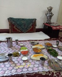 سفره سنتی _قدیمی چالش_عکس_قدیمی
