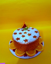 کیک پرتقالی.ورق بزنین بافتش?