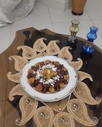 حلوای شیره ی انگور و زنجبیل