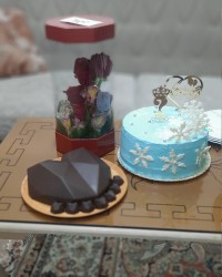 کیک دونه برفی