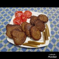 کوکوی بادمجان خام کپشن لطفا