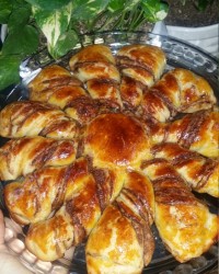 نان نوتلا یا نان شکلاتی خوشمزه و ترد