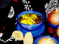 آش ترخینه با سیرابی