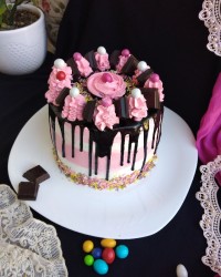 کیک شکلاتی تولدم