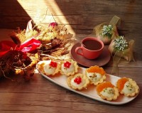 نان تارت خونگی (میوه و غذا)