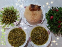 خـورش بـاقـلا قـاتـق " غـذاے گــیلانـے"