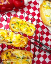 ساندویچ تخم مرغ فانتزی