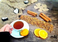 دمنوش دارچین و به مخلوط