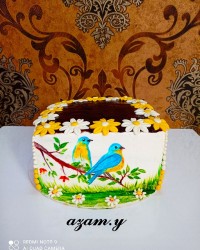 طراحی کیک تولد همسر مهربانم