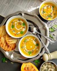 سوپ کدو حلوایی