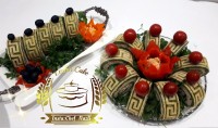 رولت مرغ و اسفناج