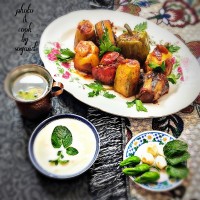 دلمه سبزیجات غذای محلی