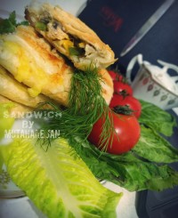 پنینی مرغ وقارچ