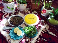 چالش غذای محلی.. قورمه سبزی، غذای محلی ایرانیا..